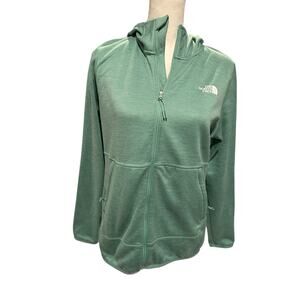 The North Face Green Zipper Jacket Women's Medium